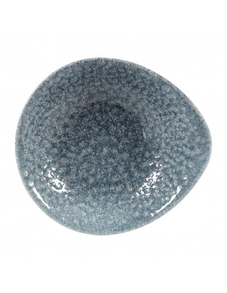 Churchill Super Vitrified Churchill Raku Round Dish Topaz Blue 1