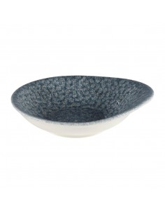 Churchill Super Vitrified Churchill Raku Round Dish Topaz Blue 1 2
