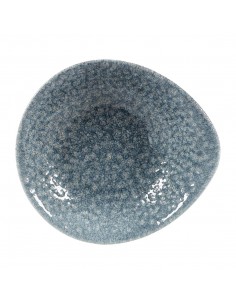 Churchill Super Vitrified Churchill Raku Round Dish Topaz Blue 1