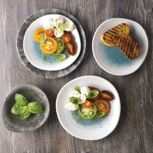 Churchill Super Vitrified Churchill Raku Round Trace Plate Jade 