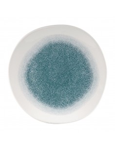 Churchill Super Vitrified Churchill Raku Round Trace Plate Jade 