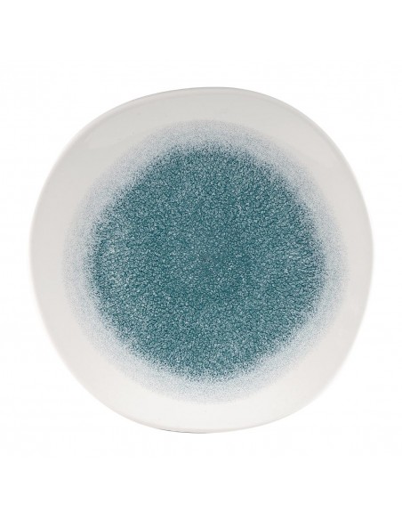 Churchill Super Vitrified Churchill Raku Round Trace Plate Jade 