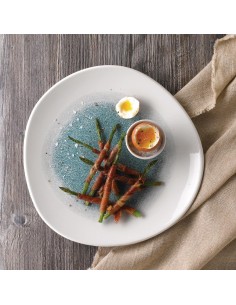 Churchill Super Vitrified Churchill Raku Round Trace Plate Jade  2