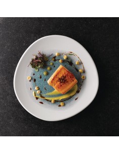 Churchill Super Vitrified Churchill Raku Round Trace Plate Jade  2