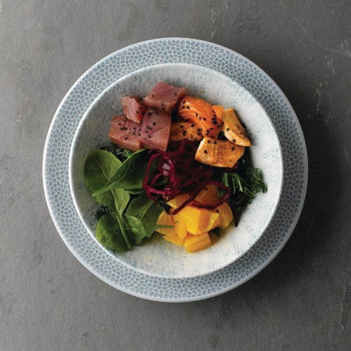 Churchill Stone Coupe Bowls Aquamarine 15oz 182mm