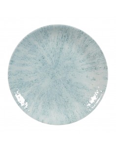 Churchill Stone Coupe Plates Aquamarine 165mm