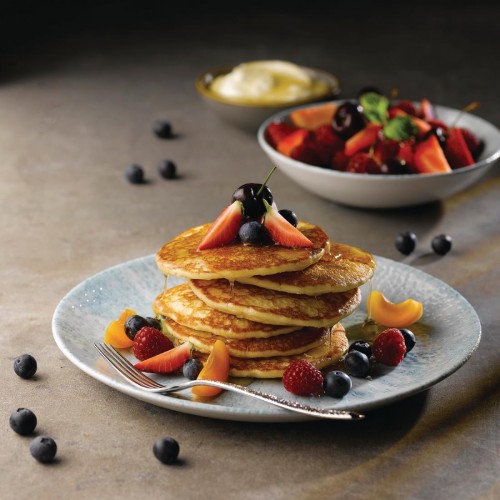 Churchill Stone Coupe Plates Aquamarine 260mm