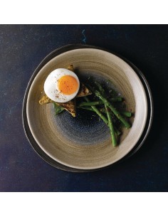 Churchill Stonecast Aqueous Coupe Plates Blue 260mm 2