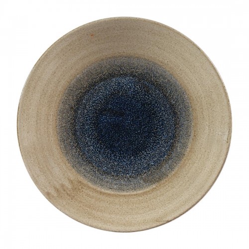 Churchill Stonecast Aqueous Deep Coupe Plates Blue 255mm