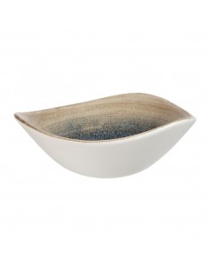 Churchill Stonecast Aqueous Triangular Bowls Blue 13oz 185mm 2