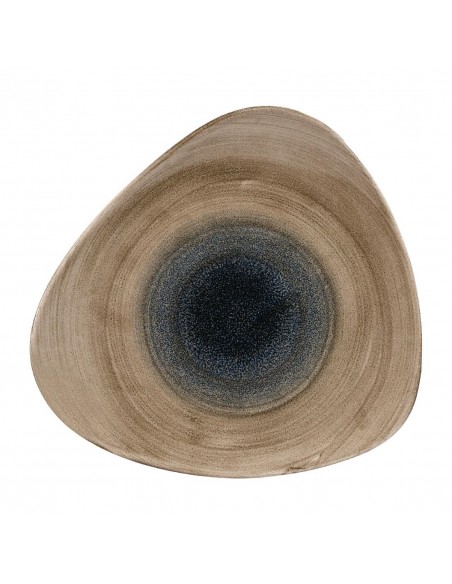 Churchill Stonecast Aqueous Triangular Plates Blue 265mm