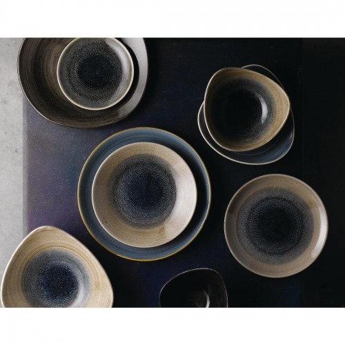 Churchill Stonecast Aqueous Triangular Plates Blue 265mm