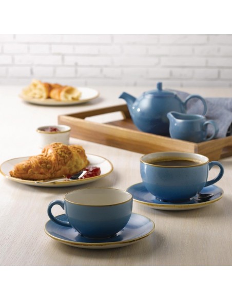 Churchill Super Vitrified Churchill Stonecast Cappuccino Saucers