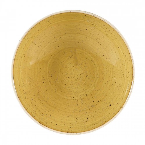 Churchill Super Vitrified Churchill Stonecast Coupe Bowls Mustar