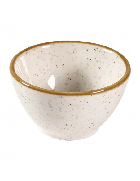 Churchill Stonecast Dip Pots Barley White 2oz 70mm