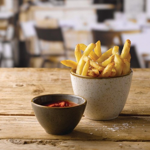 Churchill Stonecast Dip Pots Grey 4oz 85mm