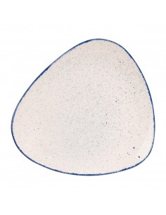 Churchill Stonecast Hints Triangular Plates Indigo Blue 311mm