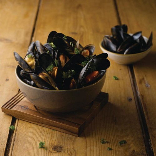 Churchill Stonecast Noodle Bowls Grey 37.8oz 183mm