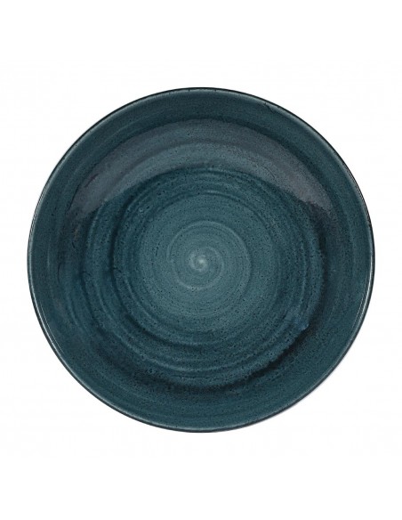 Churchill Stonecast Patina Coupe Bowls Rustic Teal 40oz 248mm