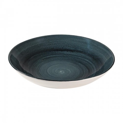 Churchill Stonecast Patina Coupe Bowls Rustic Teal 40oz 248mm