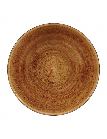 Churchill Stonecast Patina Coupe Bowls Vintage Copper 15oz 182mm