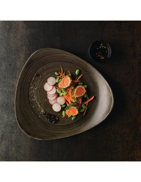 Churchill Super Vitrified Churchill Stonecast Patina Lotus Plate