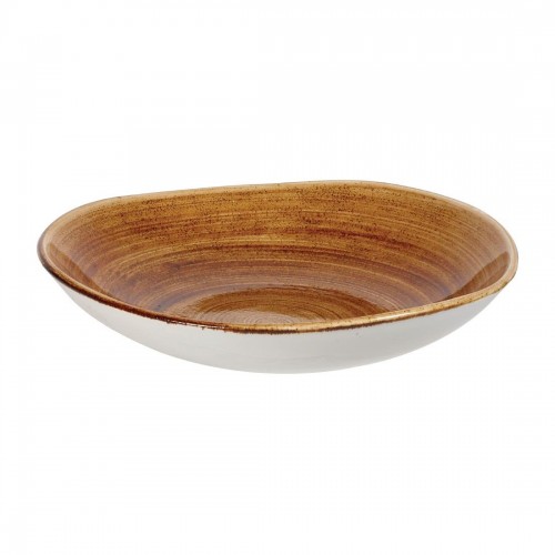 Churchill Stonecast Patina Organic Round Bowls Vintage Copper 38