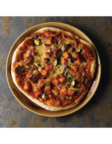 Churchill Stonecast Patina Organic Round Plates Vintage Copper 2