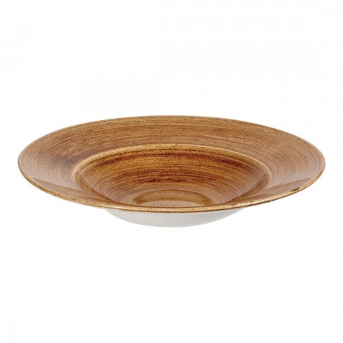 Churchill Stonecast Patina Wide Rim Bowls Vintage Copper 16.5oz 