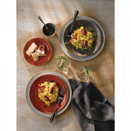 Churchill Stonecast Coupe Bowl Spiced Orange 184mm