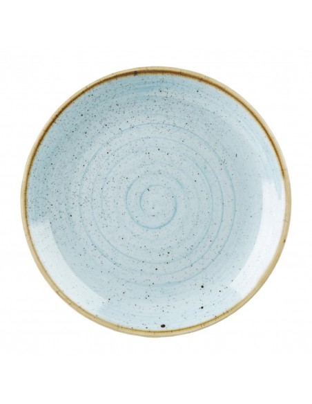 Churchill Stonecast Soft Coupe Plate Duck Egg 288mm
