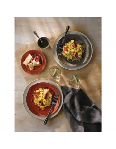 Churchill Stonecast Soft Coupe Plate Duck Egg 288mm 2