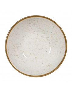 Churchill Stonecast Shallow Bowls Barley White 7oz 116mm