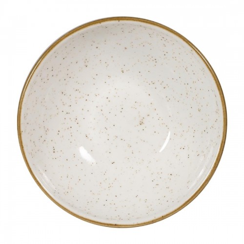 Churchill Stonecast Shallow Bowls Barley White 9oz 130mm