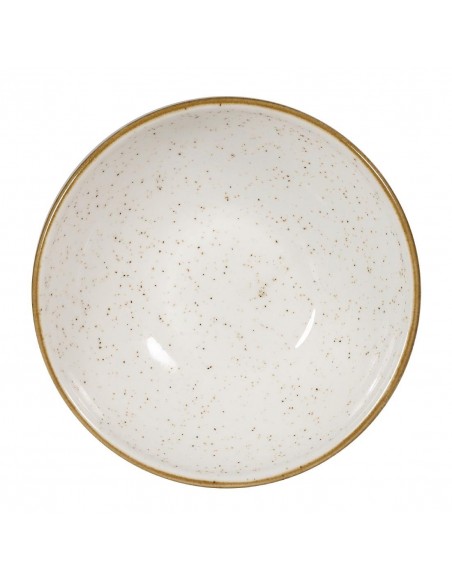 Churchill Stonecast Shallow Bowls Barley White 9oz 130mm