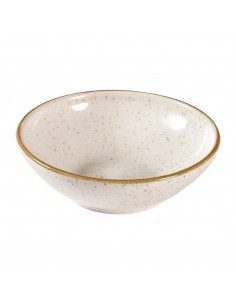 Churchill Stonecast Shallow Bowls Barley White 9oz 130mm 2