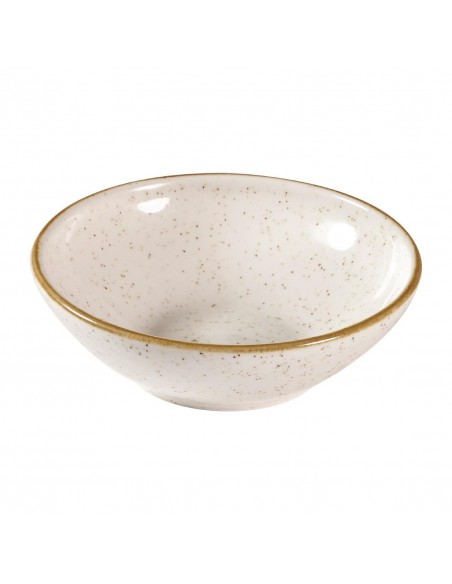 Churchill Stonecast Shallow Bowls Barley White 9oz 130mm