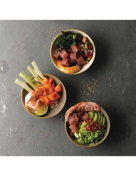 Churchill Stonecast Shallow Bowls Grey 7oz 116mm