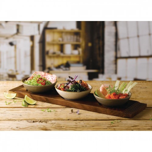 Churchill Stonecast Shallow Bowls Grey 7oz 116mm