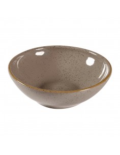 Churchill Stonecast Shallow Bowls Grey 9oz 130mm