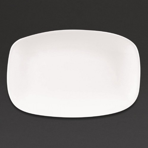 Churchill X Squared Oblong Plates White 157 x 237mm