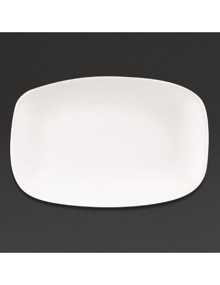 Churchill X Squared Oblong Plates White 157 x 237mm