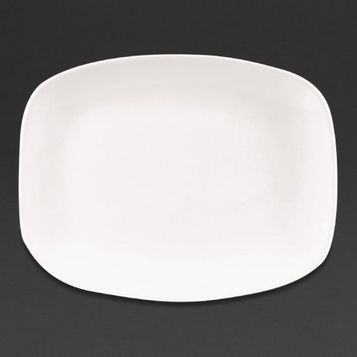 Churchill X Squared Oblong Plates White 202 x 261mm