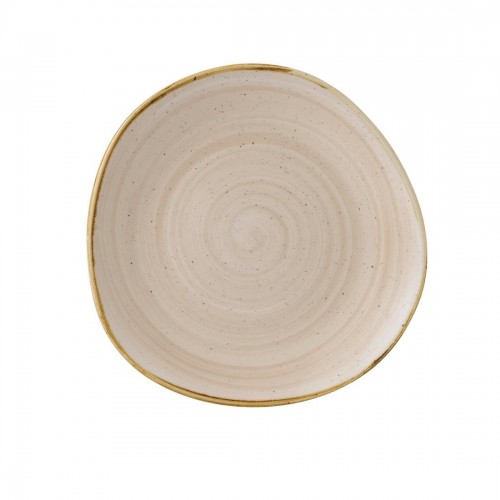 Churchill Super Vitrified Churchill Stonecast Round Plate Nutmeg