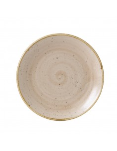 Churchill Super Vitrified ChurchillStonecast Coupe Plate Nutmeg 