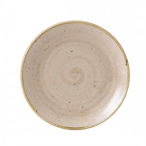 Churchill Super Vitrified ChurchillStonecast Coupe Plate Nutmeg 