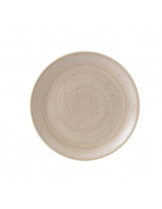 Churchill Super Vitrified ChurchillStonecast Coupe Plate Nutmeg 