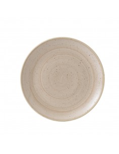 Churchill Super Vitrified ChurchillStonecast Coupe Plate Nutmeg 