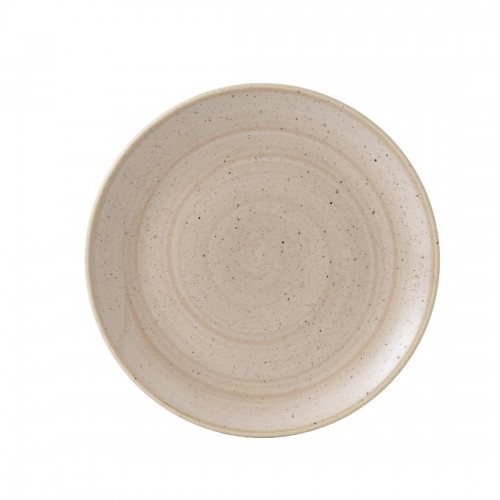 Churchill Super Vitrified ChurchillStonecast Coupe Plate Nutmeg 