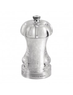 Cole & Mason Acrylic Salt Mill Capstan 4.5in